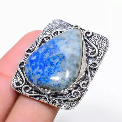 Lapis Lazuli Gemstone 925 Sterling Silver Gift Jewelry Ring Size 11 J505 • $6.99