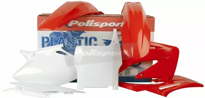Polisport Plastic Body Kit Set OE Red Color For Honda CRF450R 2004 90109 • $131.24