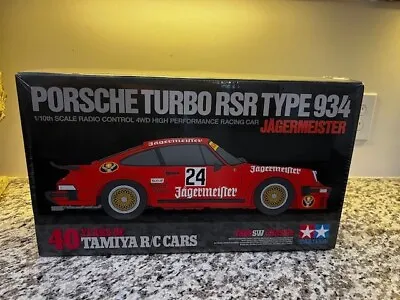 Tamiya Porsche Turbo RSR Type 934 Jagermeister 40th Anniversary TA02-SW 84431 • $625