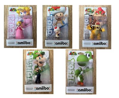 $35 • Buy Nintendo Amiibo Figure - Peach Toad Bowser Luigi Yoshi - Brand NEW Super Mario