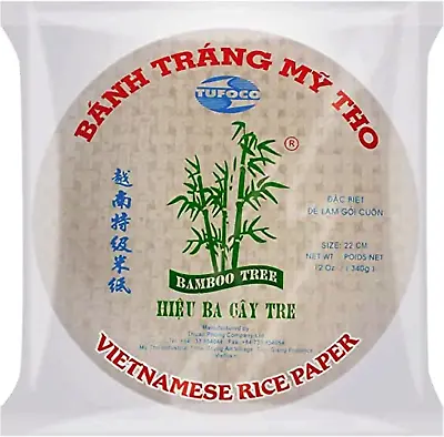 Bamboo Tree - Rice Paper - Great For Spring Roll - Spring Roll - 22 Cm - Pack Of • £5.61