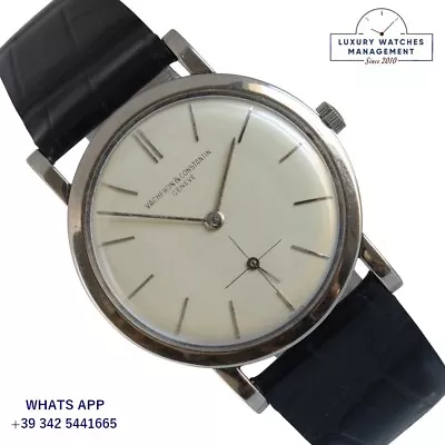 VACHERON CONSTANTIN Classic Calatrava 4667 Ultra-Thin White Gold 18KT • $7450