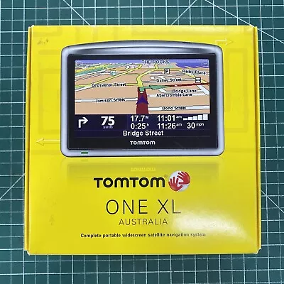 TomTom One XL GPS Navigator Original Box AUS Map  #001 • $75