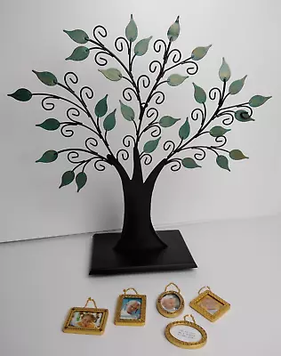 Hallmark The Family Tree Photo Holder Ornament Display Stand Metal W/5 Frames • $26