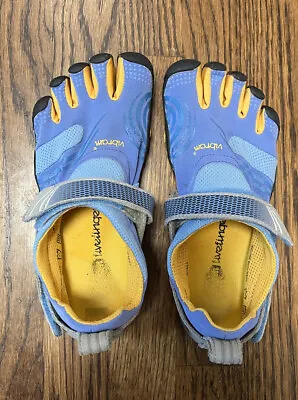 Vibram FiveFingers Womens Barefoot Running Shoes EU 37 Komodo Sport Blue W3664 • $33.20