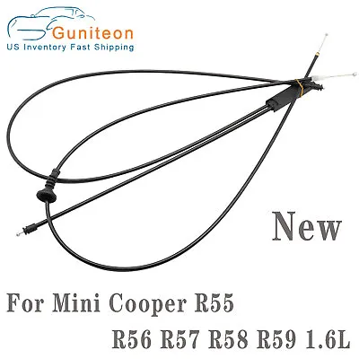 Hood Release Cable Set Fits Mini Cooper R55 R56 R57 R58 R59 1.6L 51232751378 • $25.69
