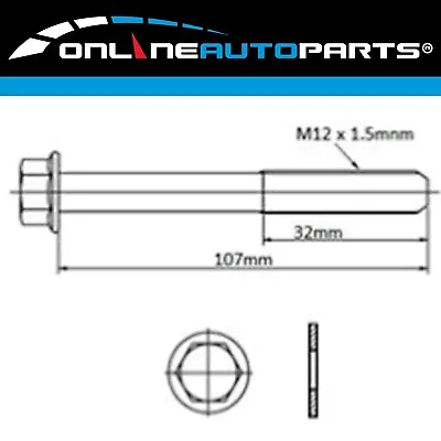 Engine Cylinder Head Bolt Set For Mazda E2000 4cyl 2.0L FE 1984~2006 • $51.95