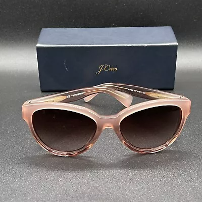 J. Crew 3720 Oversized Cateye Sunglasses Dusty Pink Fade Gradient 58-18-135 Used • $29