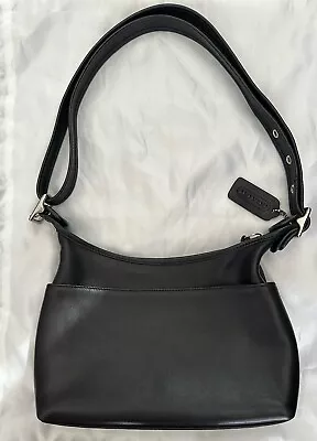 Coach Vintage Black Leather Legacy Hobo Shoulder Bag/Crossbody Purse W/Dust Bag • $75