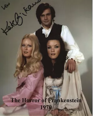 KATE O'MARA GENUINE SIGNED COLOUR 8 X 10  1970 FILM THE HORROR OF FRANKENSTEIN  • £20