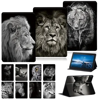£7.44 • Buy Animal Leather Tablet Stand Cover Case For Lenovo Tab M10 10.1''/M10 Plus +Pen