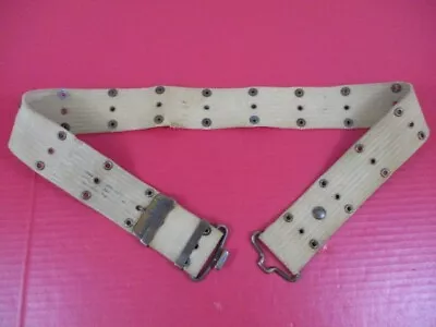 WWI Era US Army AEF M1912 Khaki Canvas Pistol Belt - Marked: Mills - Very NICE • $49.99