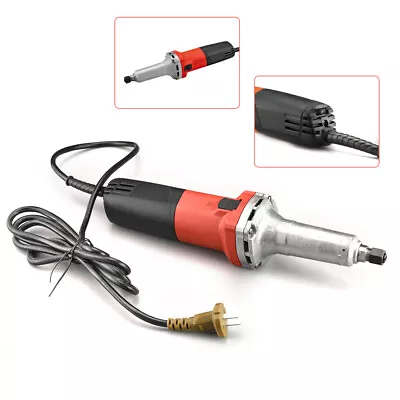 600W Electric Straight Die Grinder Handheld Variable Speed Grinding Machine 6mm • £46.98