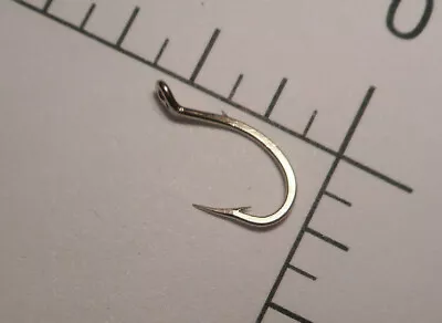 MUSTAD #6 FLY TYING EGG/BAIT HOOKS NICKELPLATE VIKING 5xSHORT ONE SLICE 9532 A • $11.99