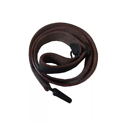 German WWI 98 Mauser Leather Sling - Gewher M98 Dark Brown W525 • $35.11