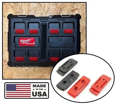 Wall Hanging Cleats For Milwaukee Packout Adapter Feet Mount (2 4 8-pack) • $4.95