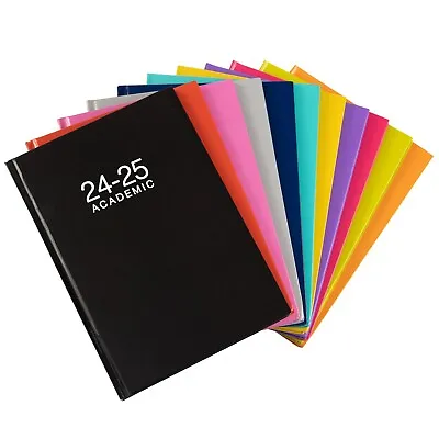 2024-2025 Academic A5 Week To View Diary School Office Year Teacher Hardback • £4.69