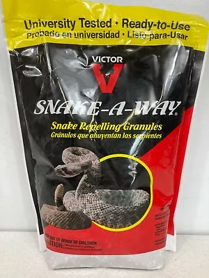 Victor Snake-A-Way. Snake Repelling Granules. 4 Pound Bag. • $24.95