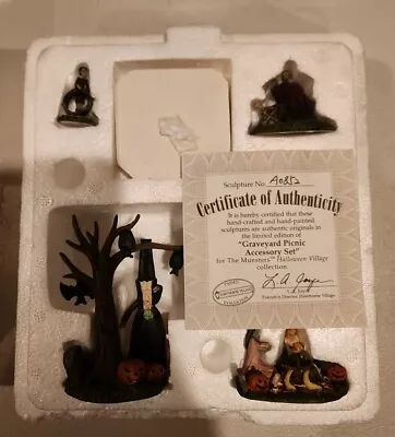 Hawthorne Village Munsters  Graveyard Picnic  Accessory Set • $45