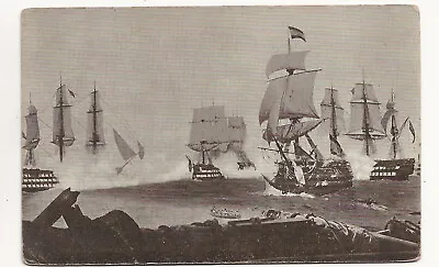 £5.99 • Buy 1910 Postcard Battle Of Trafalgar HMS Neptune Engages Spanish Ship Santissirha