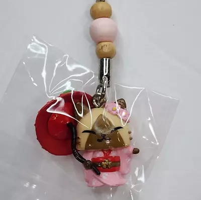 New Monster Hunter 1  Airou Palico Felyne Tan Kyoto Maiko Umbrella Figure Charm • $15