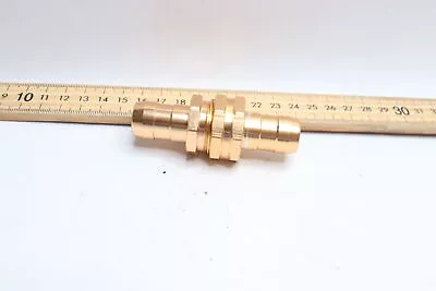 Hose Barb Reducer Brass 3/4  To 1/2  • $4