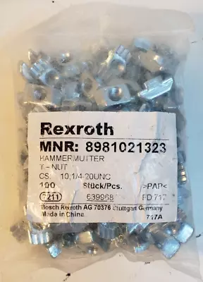 Rexroth 8981021323 T-Nut 10;1/4-20UNC LOT OF 100 • $35