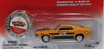 Johnny Lightning ~~ 1970  '70 Ford Mustang Mach I  10 Years Anniversary Edition • $18.95