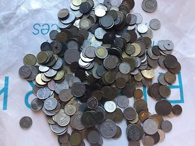 £11 • Buy A Job Lot Of Old Foreign Coins , 2 Kilos In Total