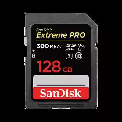 SanDisk 128GB Extreme PRO SDXC UHS-Il Memory Card - SDSDXDK-128G-GN4IN • $119.99