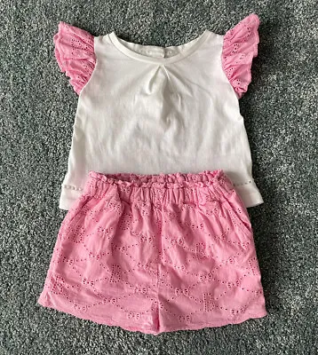 Ted Baker Baby Girl Top & Shorts Set - 3-6 Months/68 Cm • £9