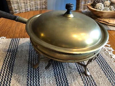 Antique/vintage Copper-brass  Single Food Warmer-chaffing Dish Exc Cond 4 Pieces • $18.99