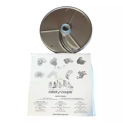 Robot Coupe 1/4  Inch/6mm Slicer Cutting Disc 27786 ES6 CL40 R101P R2N R301 R402 • $89.97