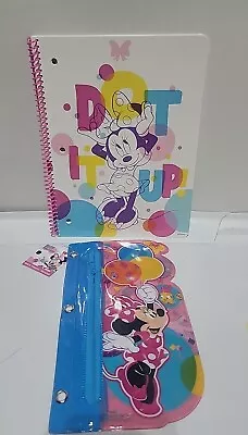 Disney Minnie Mouse Notebook & Matching Pencil Case New! • $8.99