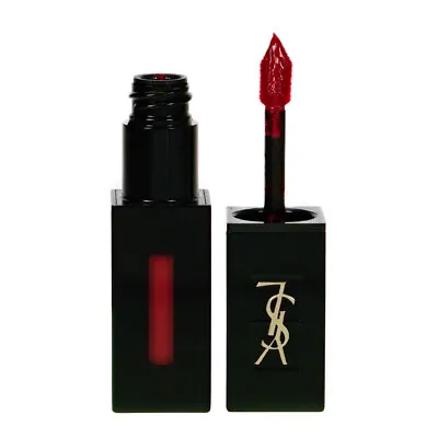 Yves Saint Laurent Red Lip Stain Gloss 401 Rouge Vinyle YSL Lipgloss • £27.50