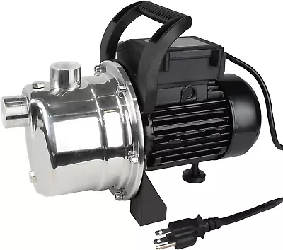  Shallow Well Pump Stainless Steel Portable Jet Pump For Garden Lawn Irrigation  • $190.57