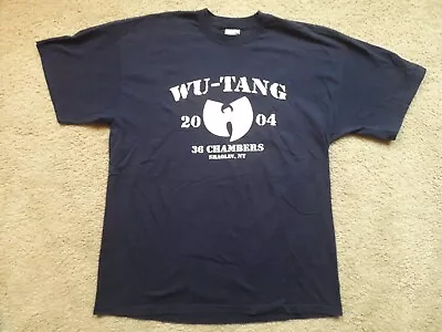 WU TANG CLAN 2004 Vintage Rap Tee Tour T Shirt Hip Hop LP ODB METHOD MAN REDMAN  • £175