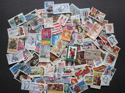 USA United States Of America 100 All Different Fine Used Stamps Bulk Lot • $6.95