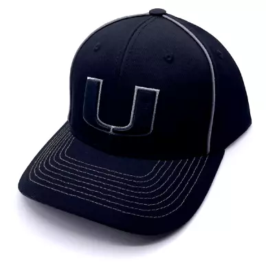 Miami Hurricanes Black Hat Mvp Adjustable Authentic Ncaa Football Team New Cap • $21.99