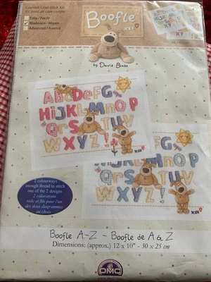 £24.50 • Buy Dmc Boofle A-Z Cross Stitch Kit BL1001/68