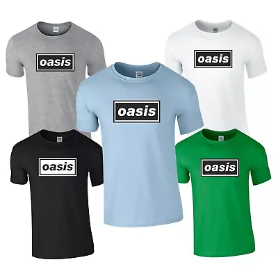 Oasis T Shirt - Logo T Shirt - Definitely Maybe Tour Concert Noel Liam Gallagher • £12.99