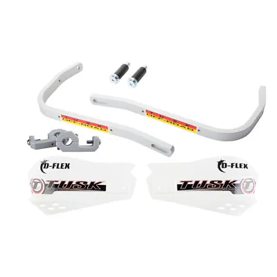 Tusk 1601730011 D-Flex Handguards With MX Shields White 7/8  Bar Mounts • $61.24