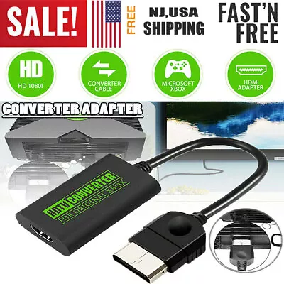 $17.79 • Buy XBOX To HDMI Converter Adapter HD Cable For XBOX Display Modes 408P/720P/1080i 