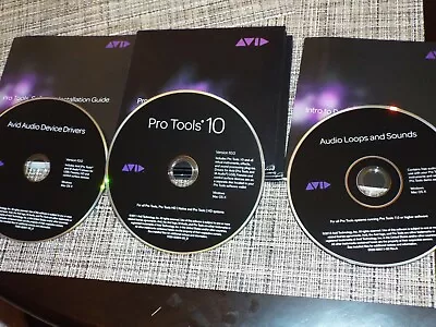 Avid Pro Tools 10.0 /10 HD Official Installer Dvds  (License Not Included) • $69.99