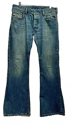 Diesel Industry Zathan Tag (31x30) Measures (33x31) Blue Button Fly Jeans (E2) • $44.99