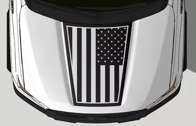 Vinyl Decal Wrap Kit Fits 2015-2020 Ford F-150 Hood Graphic PATRIOT AMERICAN  • $54.99