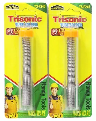 Lot Of 2 Quality Soldering Wire (60/40 Tin/resin Flux) Rosin Core Solder Tube • $7.99