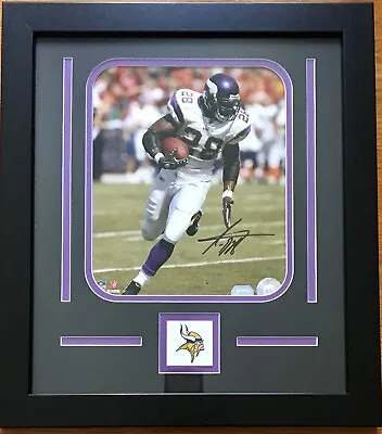Minnesota Vikings Adrian Peterson Autographed 8x10 Framed Photo-Mounted Memories • $159.99