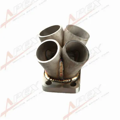  T3 T3/T4 Flange Stainless Steel 4-1 4 Cylinder Manifold Header Collector  • $59