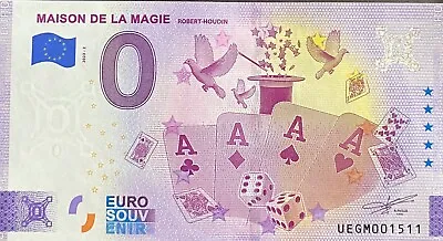 £4.50 • Buy Ticket 0 Euro House De La Magic Trick Blois France 2023 Number Various